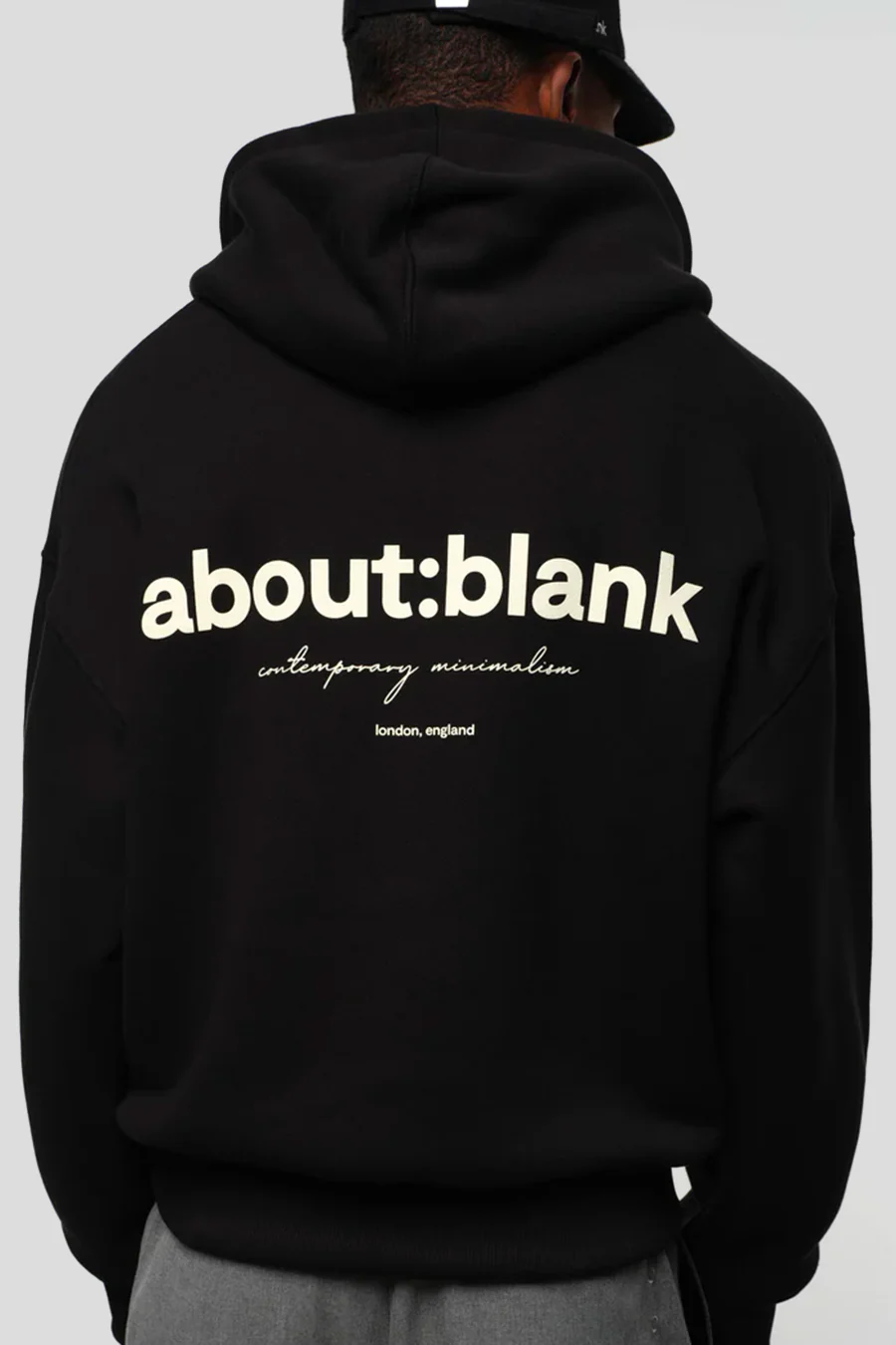 HOODIE BOX NOIR ET ÉCRU - Image 5