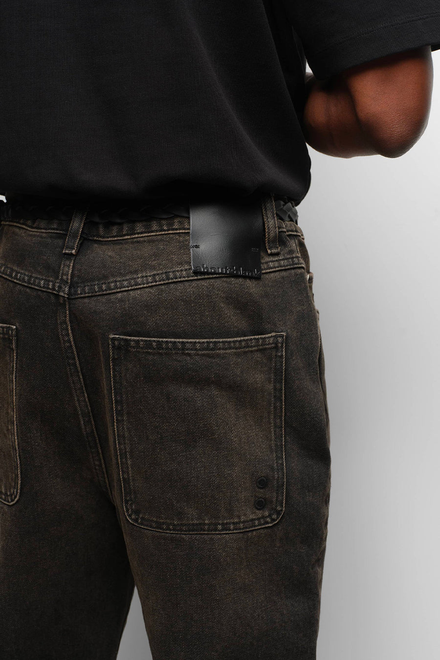 JEANS EN DENIM NOIR - Image 4