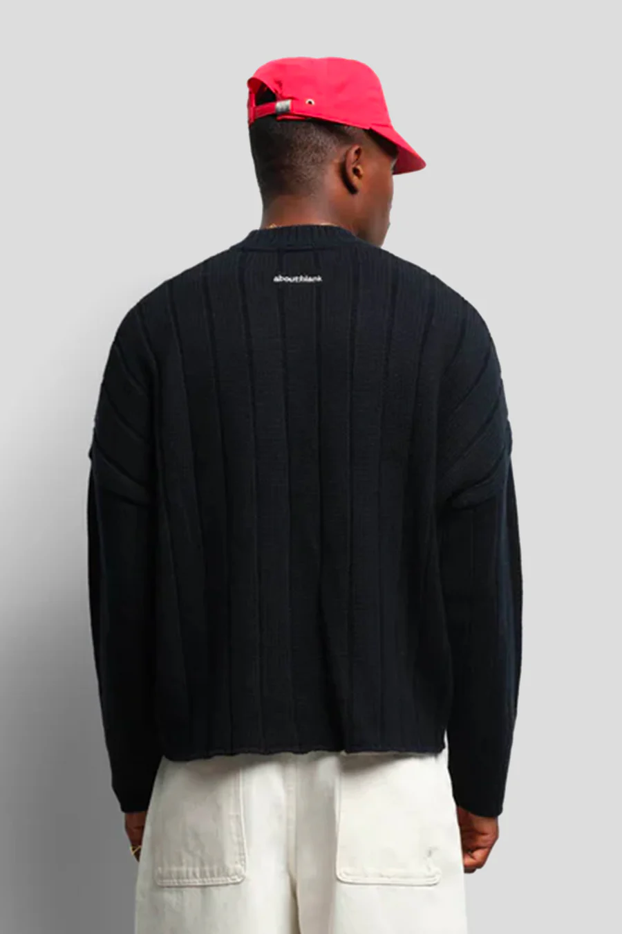 PULL LARGE RIB NOIR - Image 6