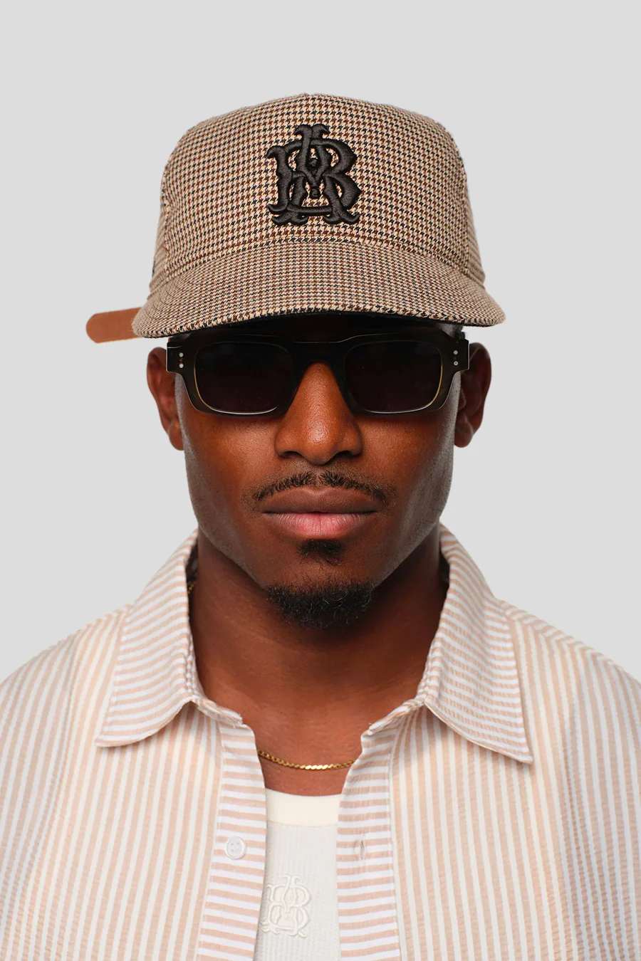 CASQUETTE MONOGRAM PUPPY TOOTH MARRON ET SABLE - Image 2