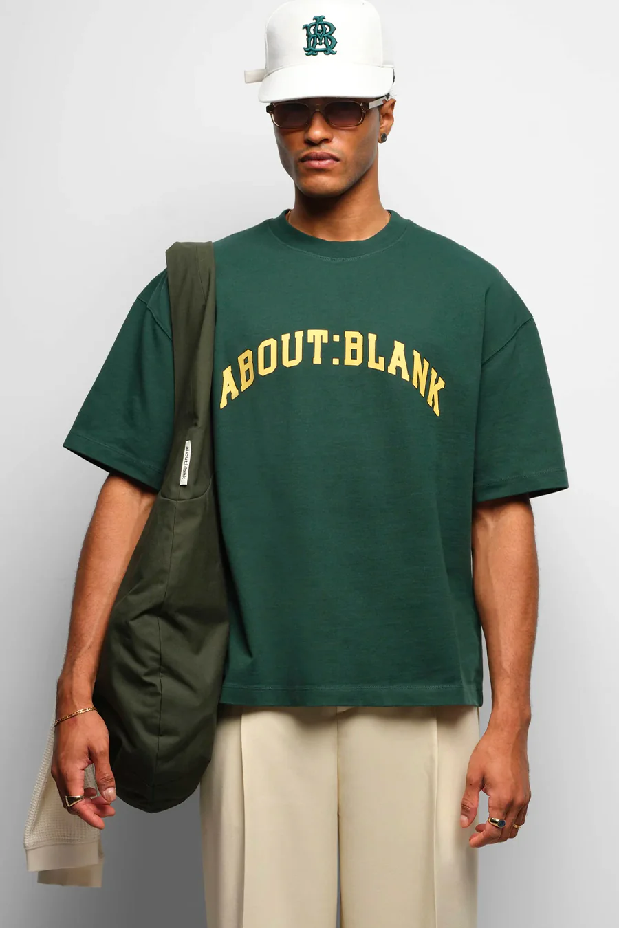 T-SHIRT COLLEGE VERT - Image 2