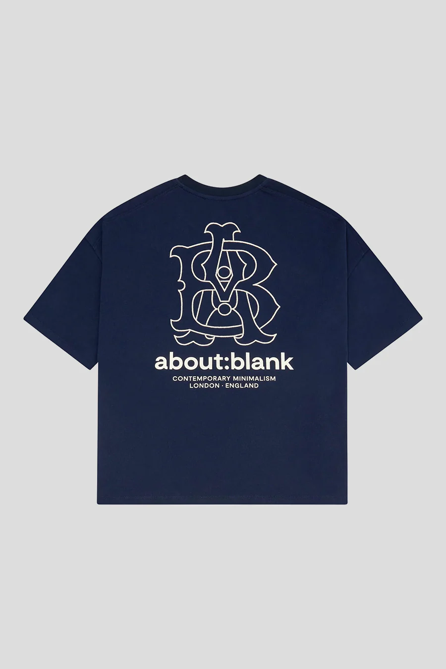T-SHIRT EMBLEM BLEU MARINE - Image 3