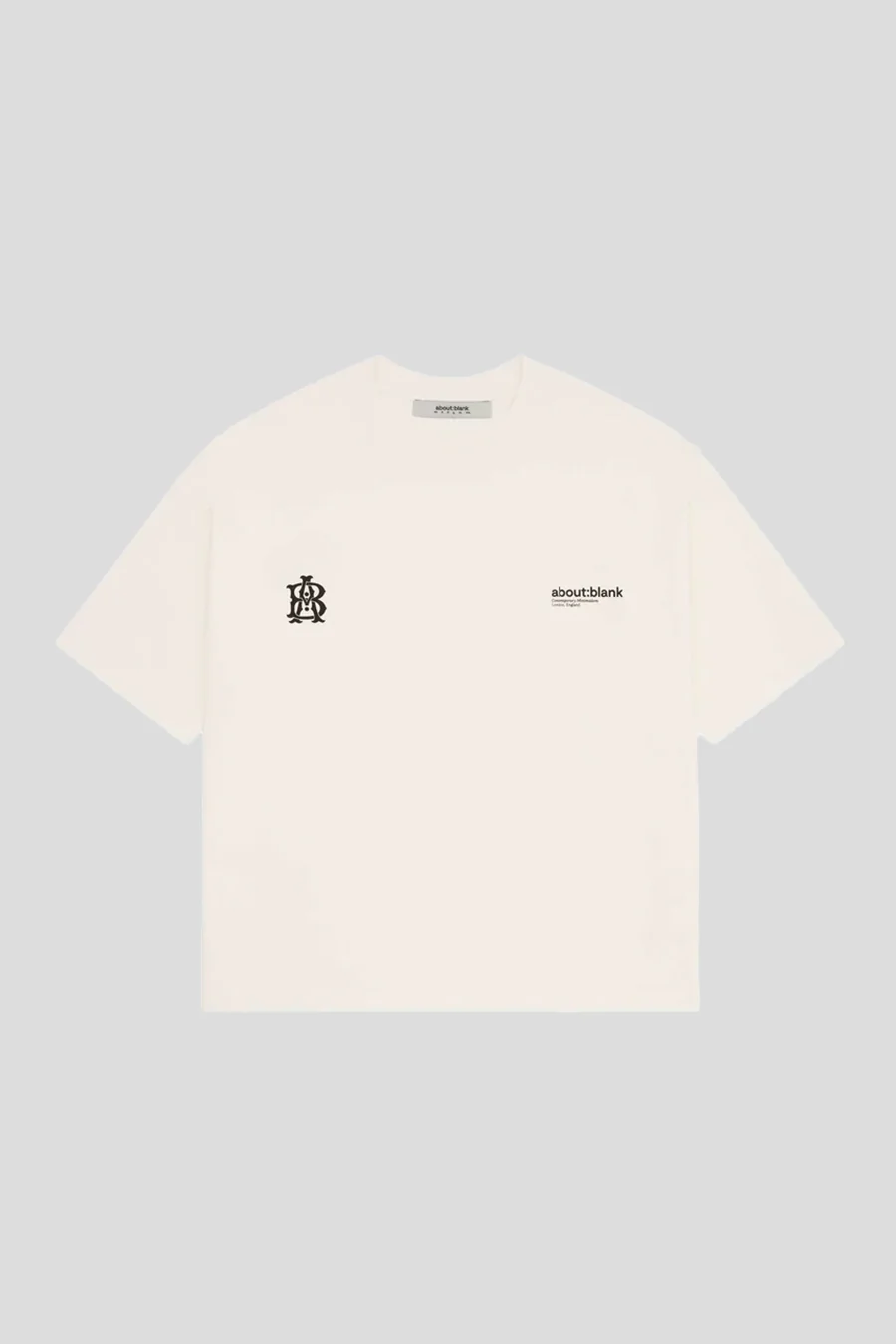 T-SHIRT DUAL LOGO AVOINE ET NOIR