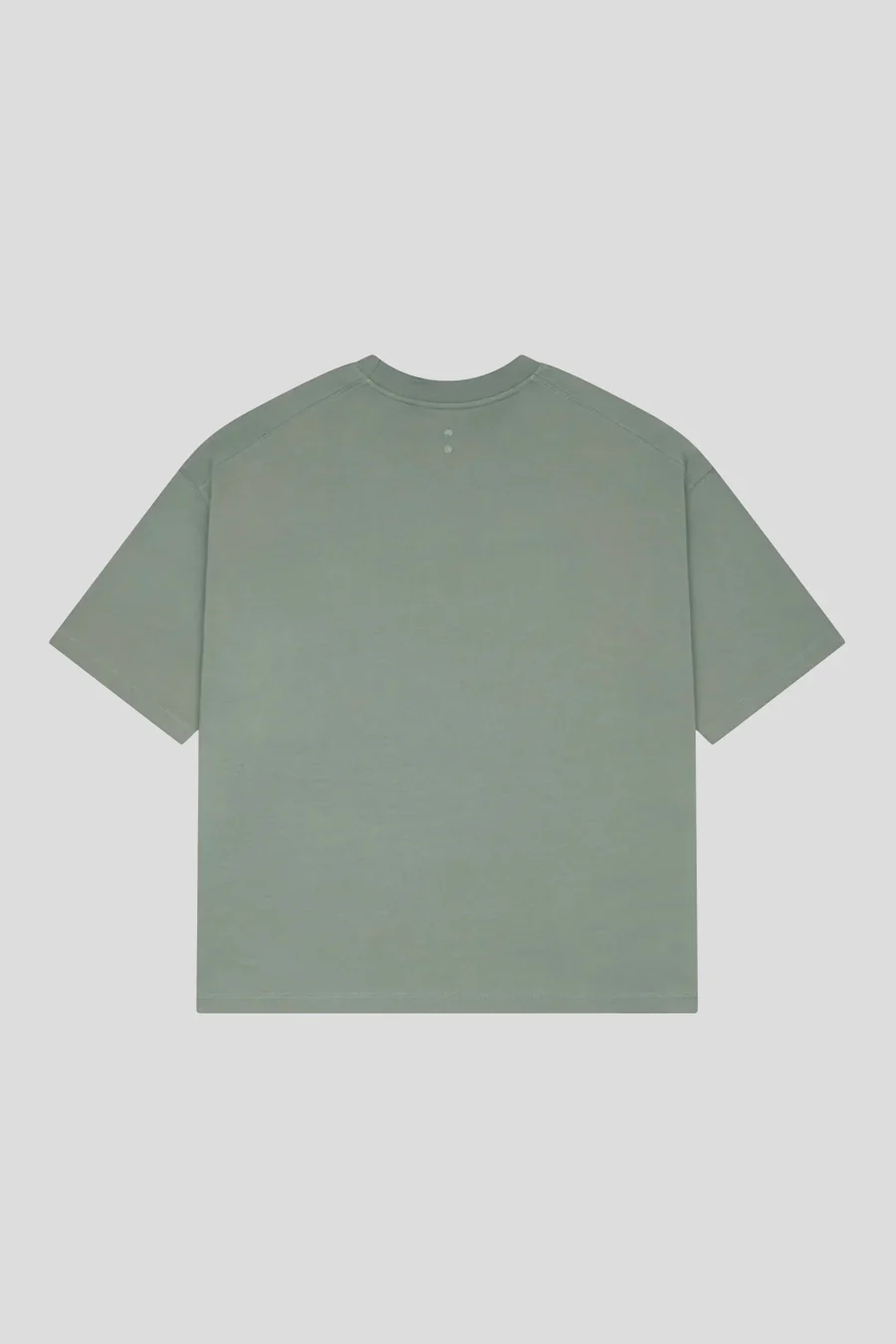 T-SHIRT DUAL LOGO SAGE ET ÉCRU - Image 5