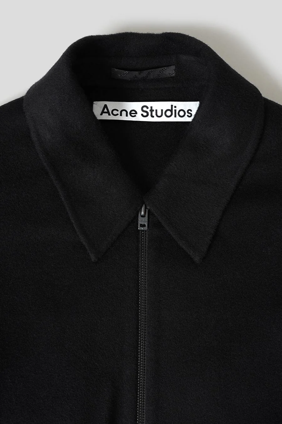 VESTE WOOL ZIPPER NOIRE - Image 2