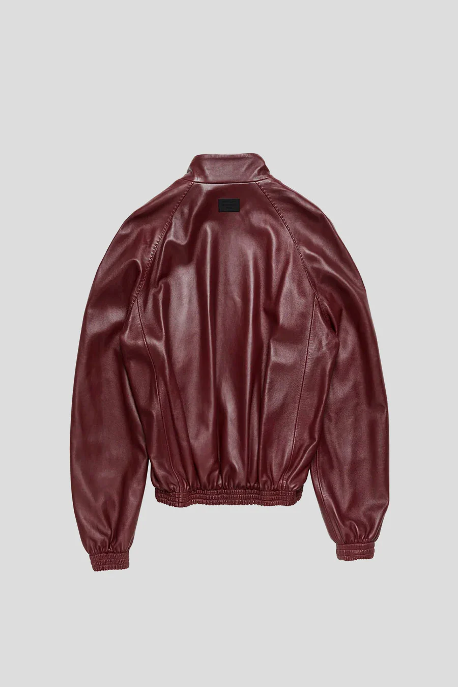 VESTE EN CUIR ACNE MARRON RHUM - Image 4