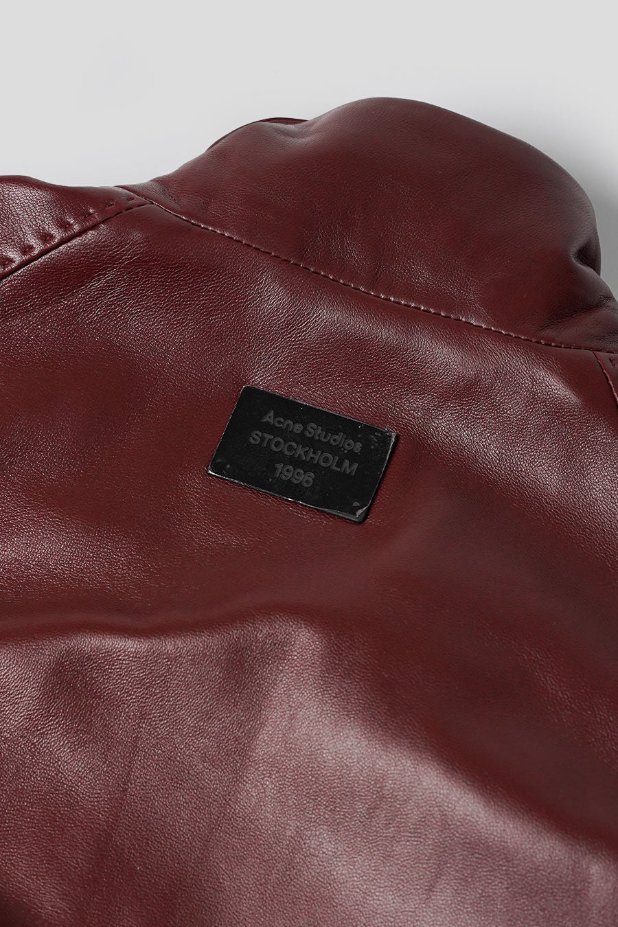 VESTE EN CUIR ACNE MARRON RHUM - Image 5