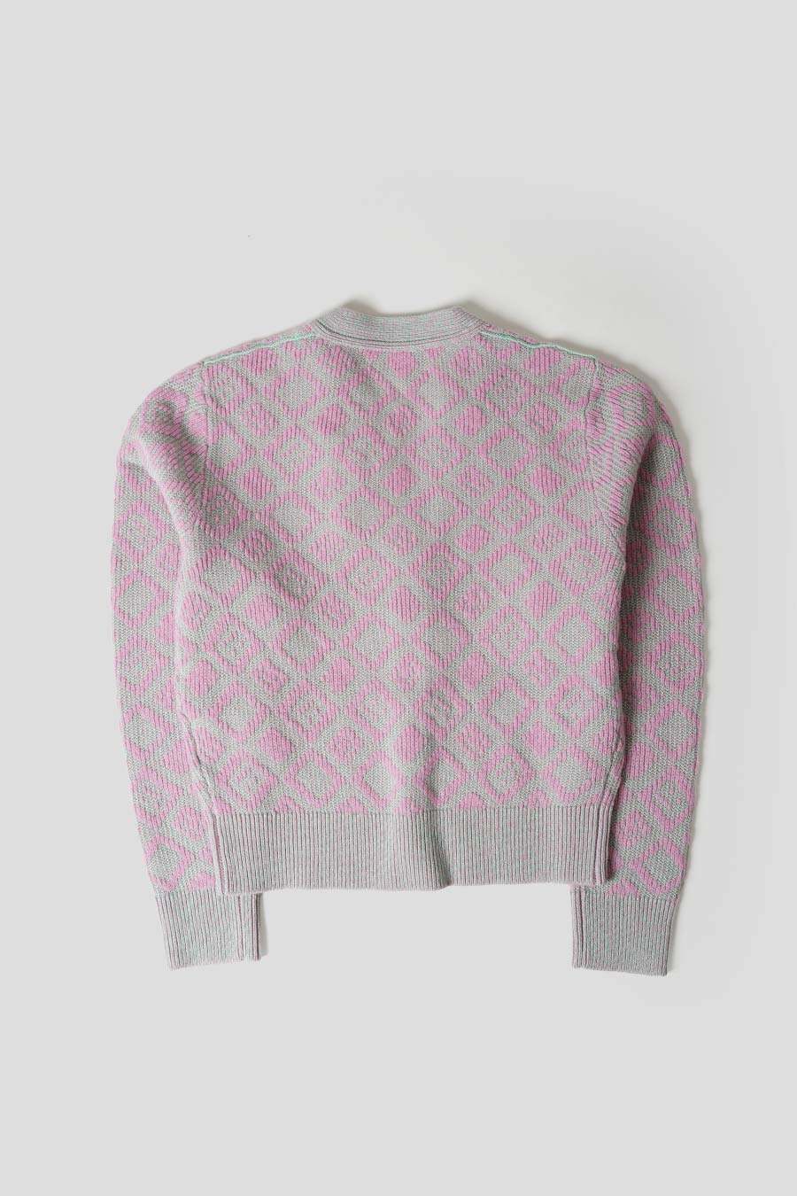 CARDIGAN FACE TILES BUBBLE PINK ET SPRING GREEN - Image 3