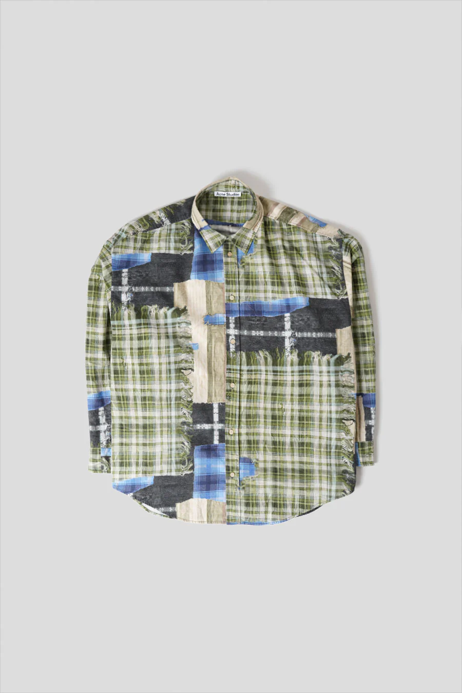 CHEMISE BOUTONNÉE IMPRIMÉE VERT MULTI