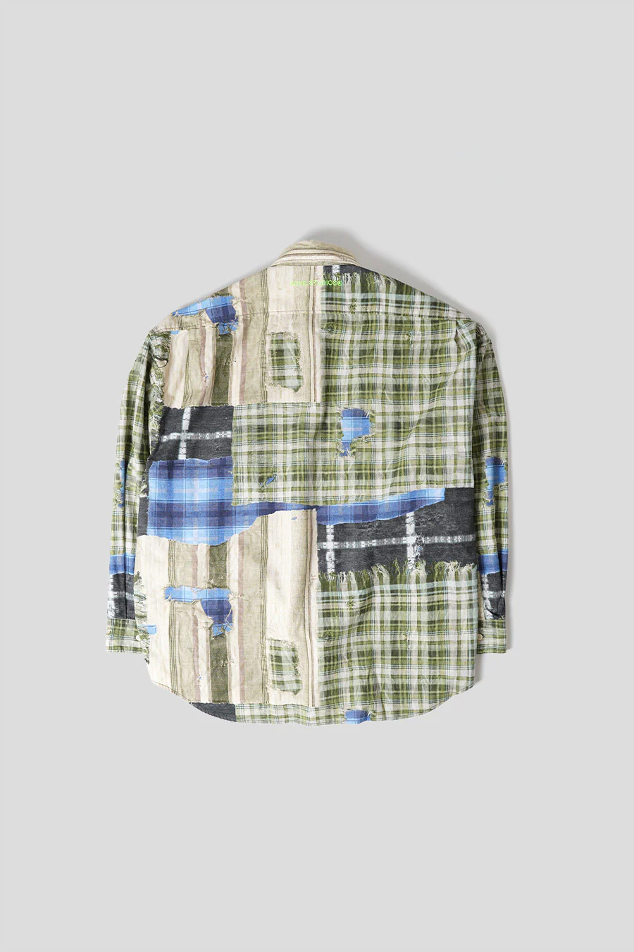 CHEMISE BOUTONNÉE IMPRIMÉE VERT MULTI - Image 3