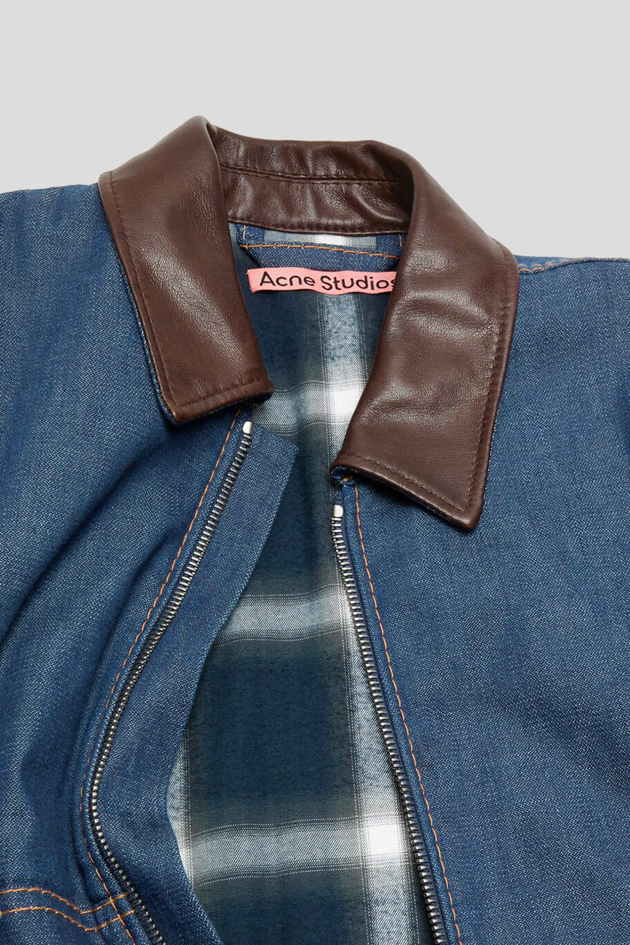 VESTE EN JEAN BLEU INDIGO - Image 3