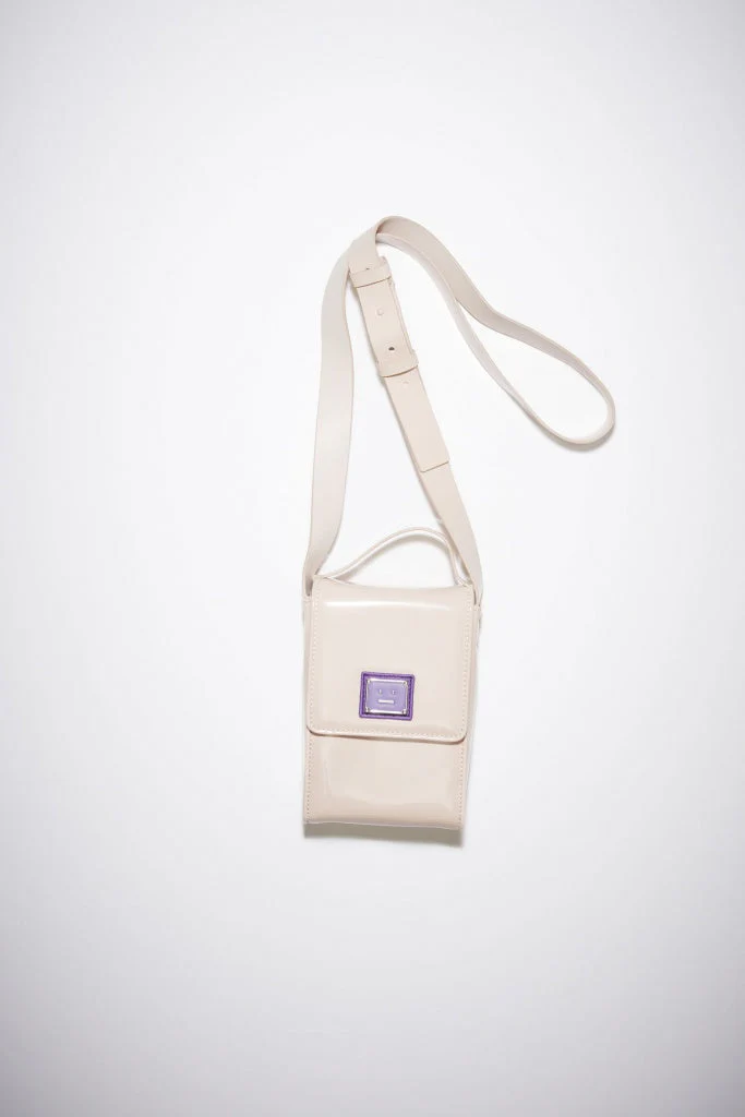 SAC CROSSBODY FACE MINI BEIGE CLAIRE ET VIOLET