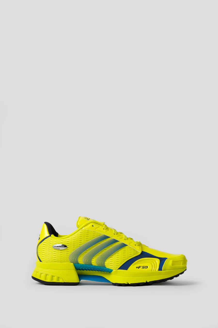 SNEAKERS CLIMACOOL F50 ACID YELLOW, NIGHT INDIGO ET DARK MARINE