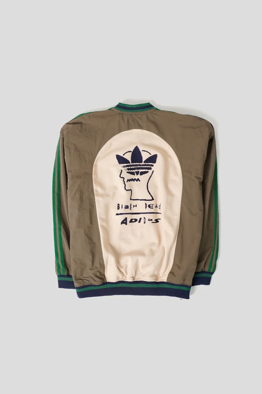 CREWNECK ADIDAS X BRAIN DEAD BRANCH BEIGE ET MARRON - Image 4