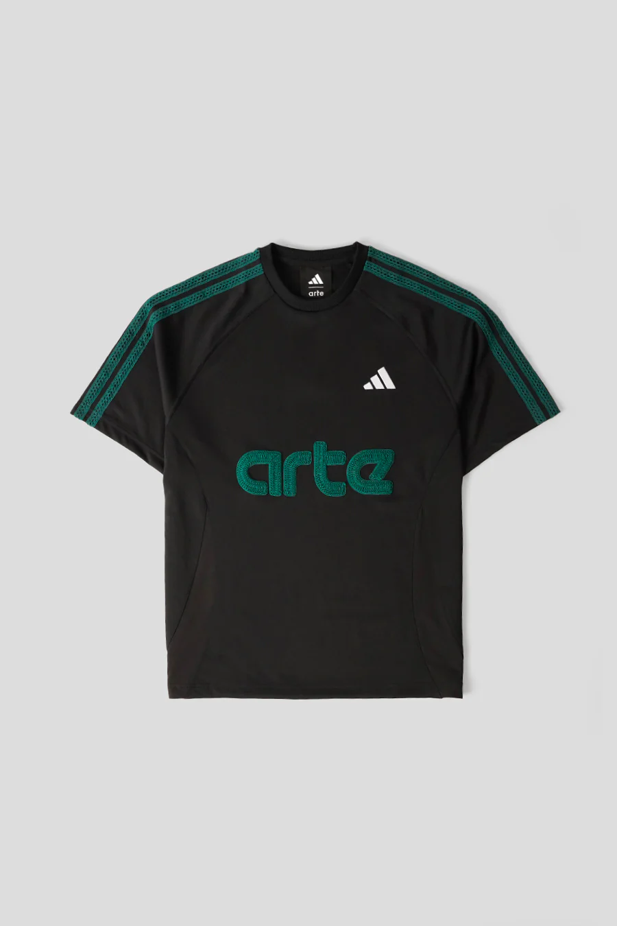 T-SHIRT JERSEY X ARTE NOIR ET VERT