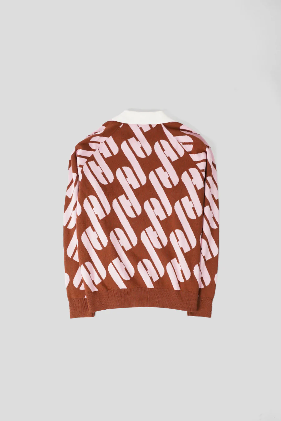 POLO ADICOLOR BLOKECORE MARRON ET ROSE - Image 3