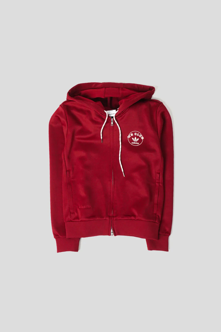 HOODIE ZIP WALES BONNER TRACK BORDEAUX