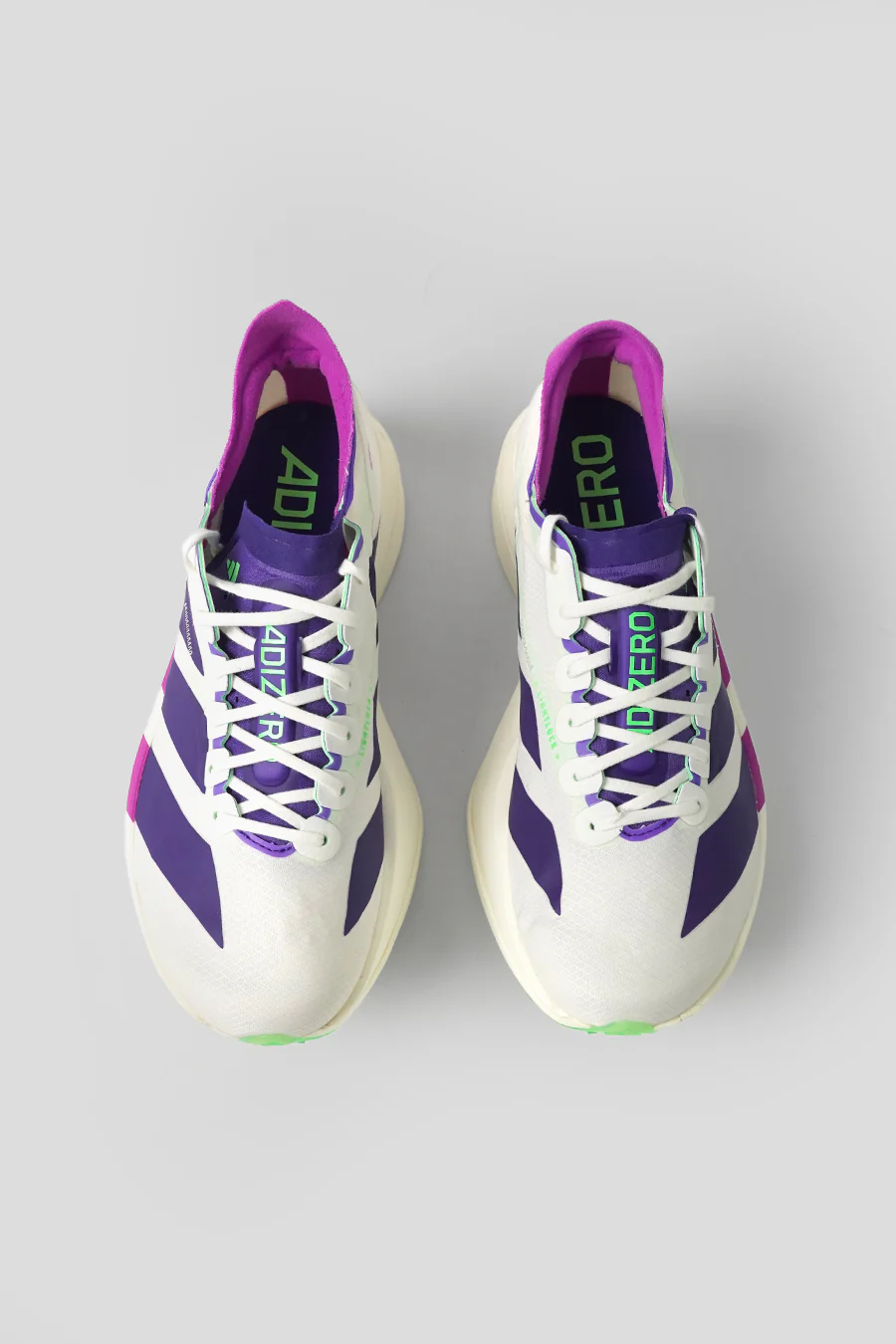 SNEAKERS ADIZERO ADIOS PRO 4 M CORE WHITE, COLLEGIATE PURPLE ET LIME BURST - Image 5