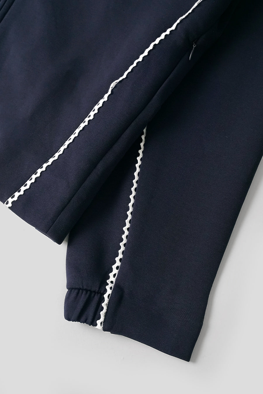 VESTE ZIPPÉE ZNE FZ X ARTE BLEU MARINE ET BLANCHE - Image 4