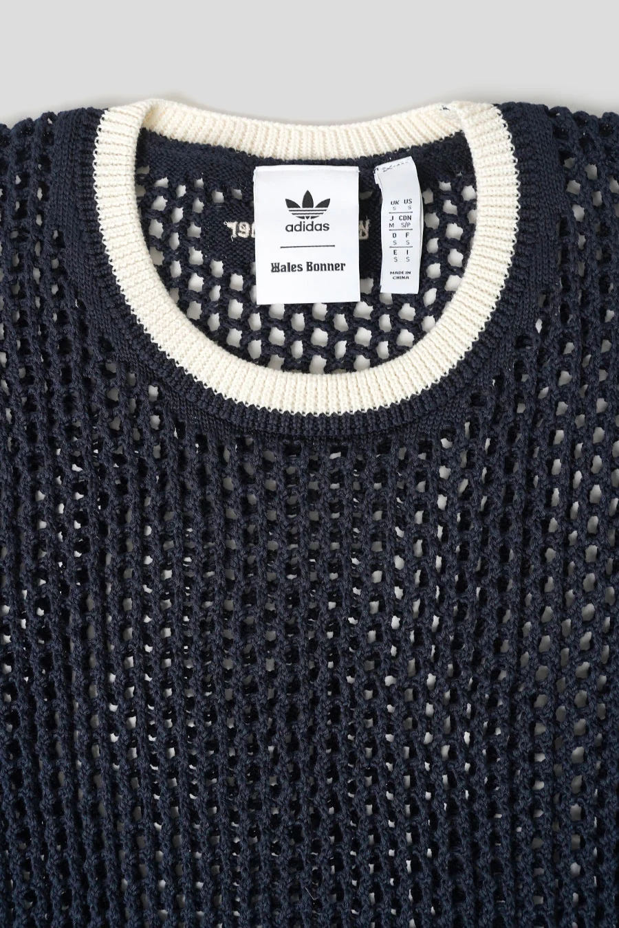T-SHIRT WALES BONNER KNIT BLEU MARINE - Image 2