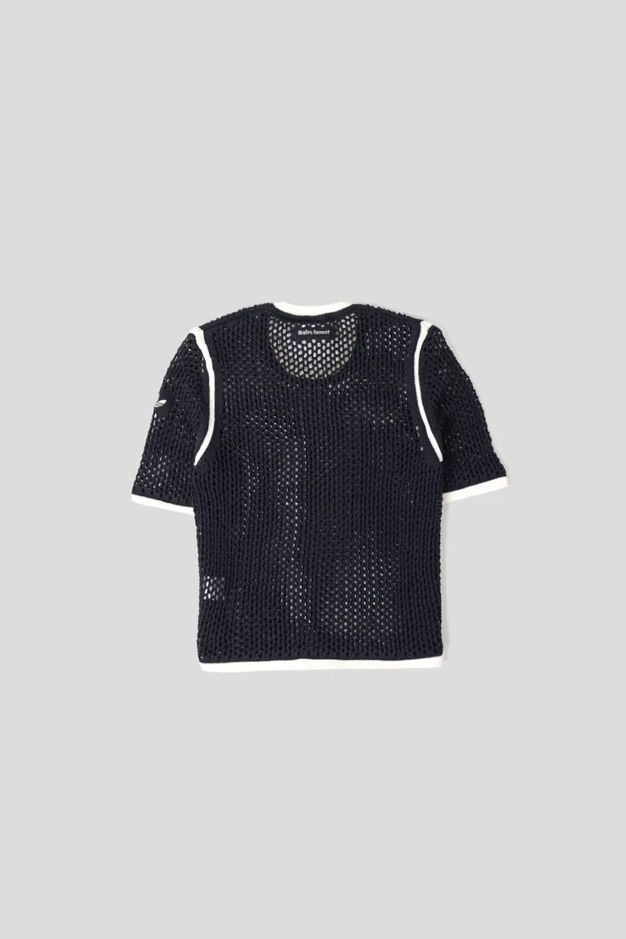 T-SHIRT WALES BONNER KNIT BLEU MARINE - Image 4