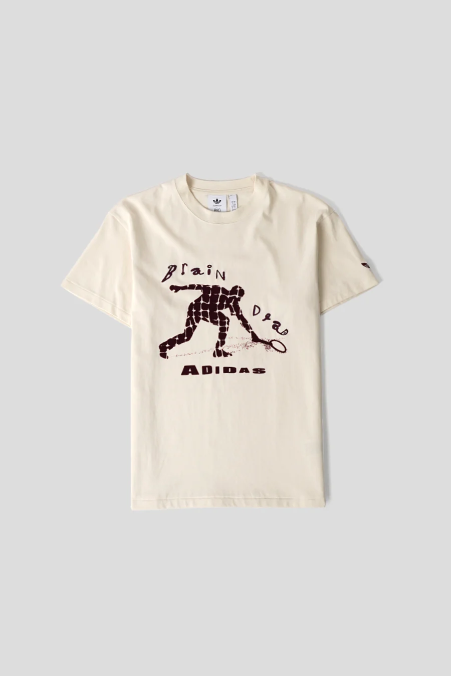 T-SHIRT ADIDAS X BRAIN DEAD TENNIS ÉCRU