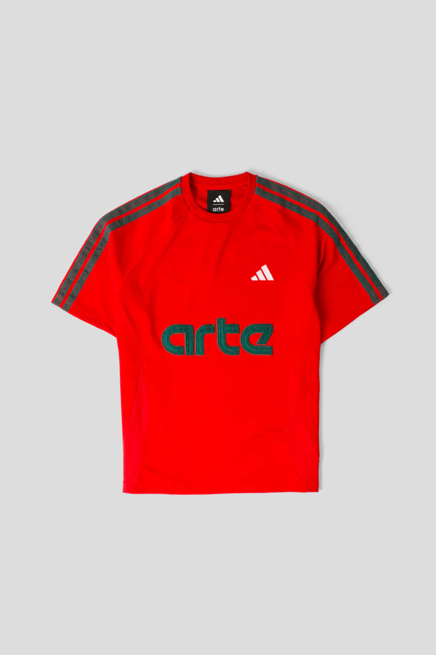 T-SHIRT JERSEY X ARTE ROUGE ET VERT