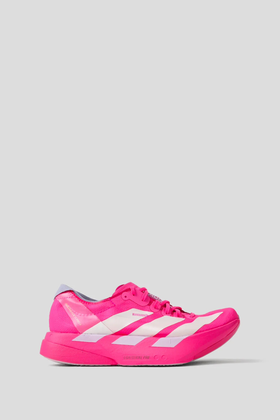SNEAKERS ADIZERO ADIOS PRO 4 M SHOCK PINK, ZERO METALIC ET AURORA PLUM