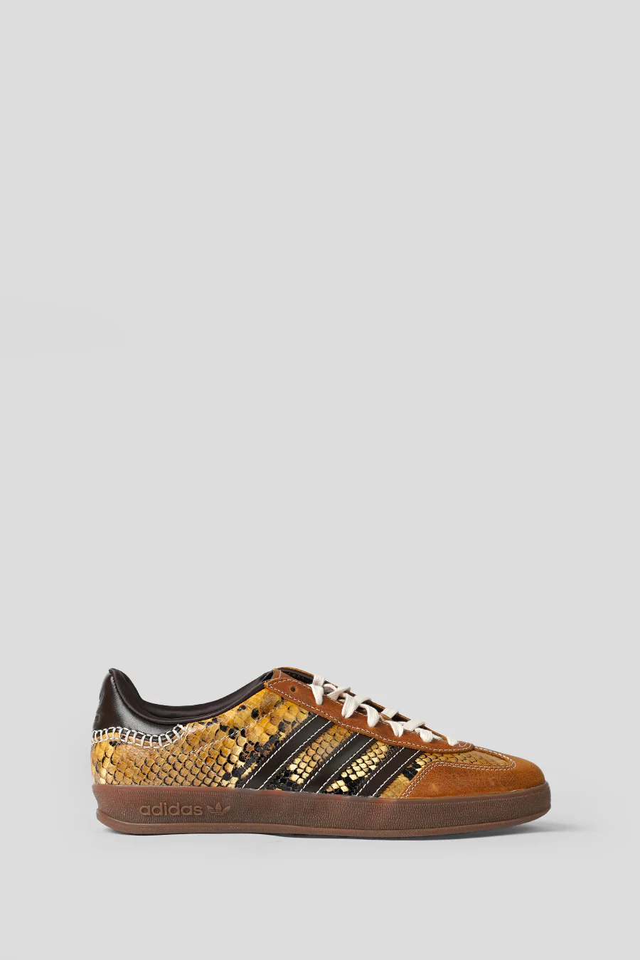 SNEAKERS GAZELLE SNAKE X WALES BONNER SUPPLIER COLOR, DARK BROWN ET WONDER WHITE