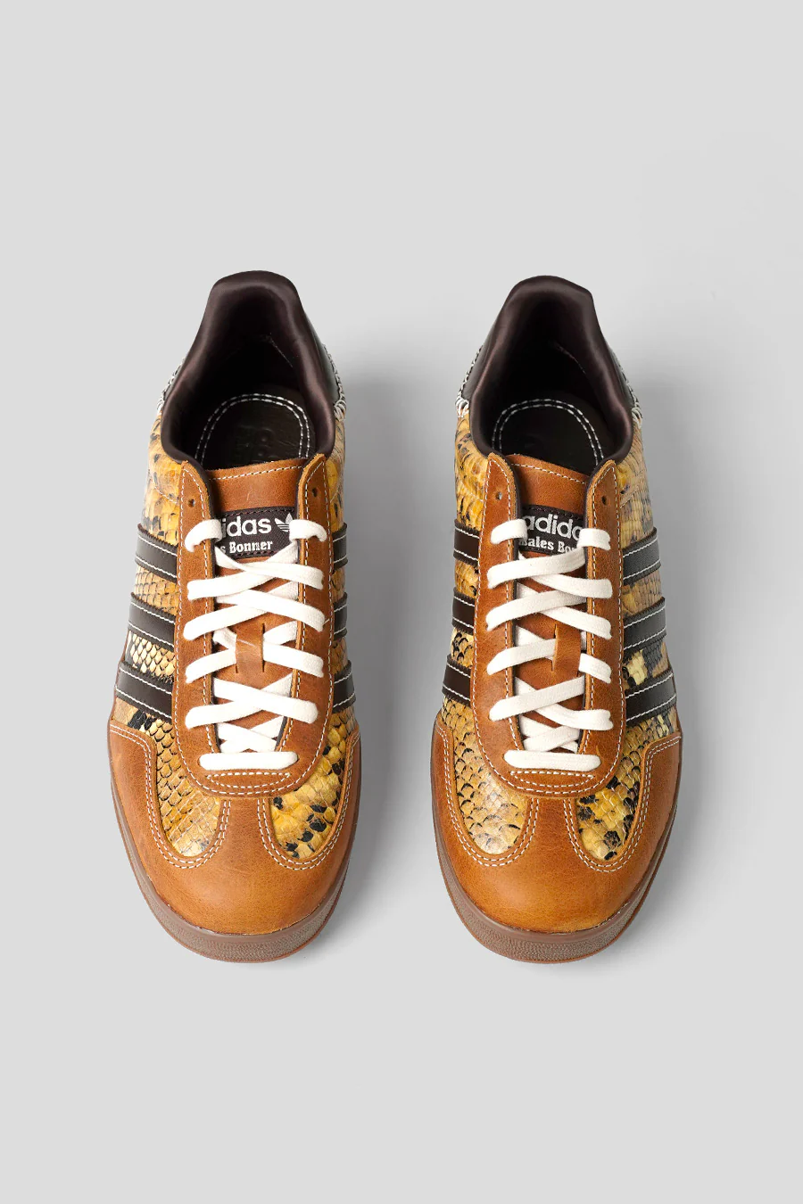 SNEAKERS GAZELLE SNAKE X WALES BONNER SUPPLIER COLOR, DARK BROWN ET WONDER WHITE - Image 5