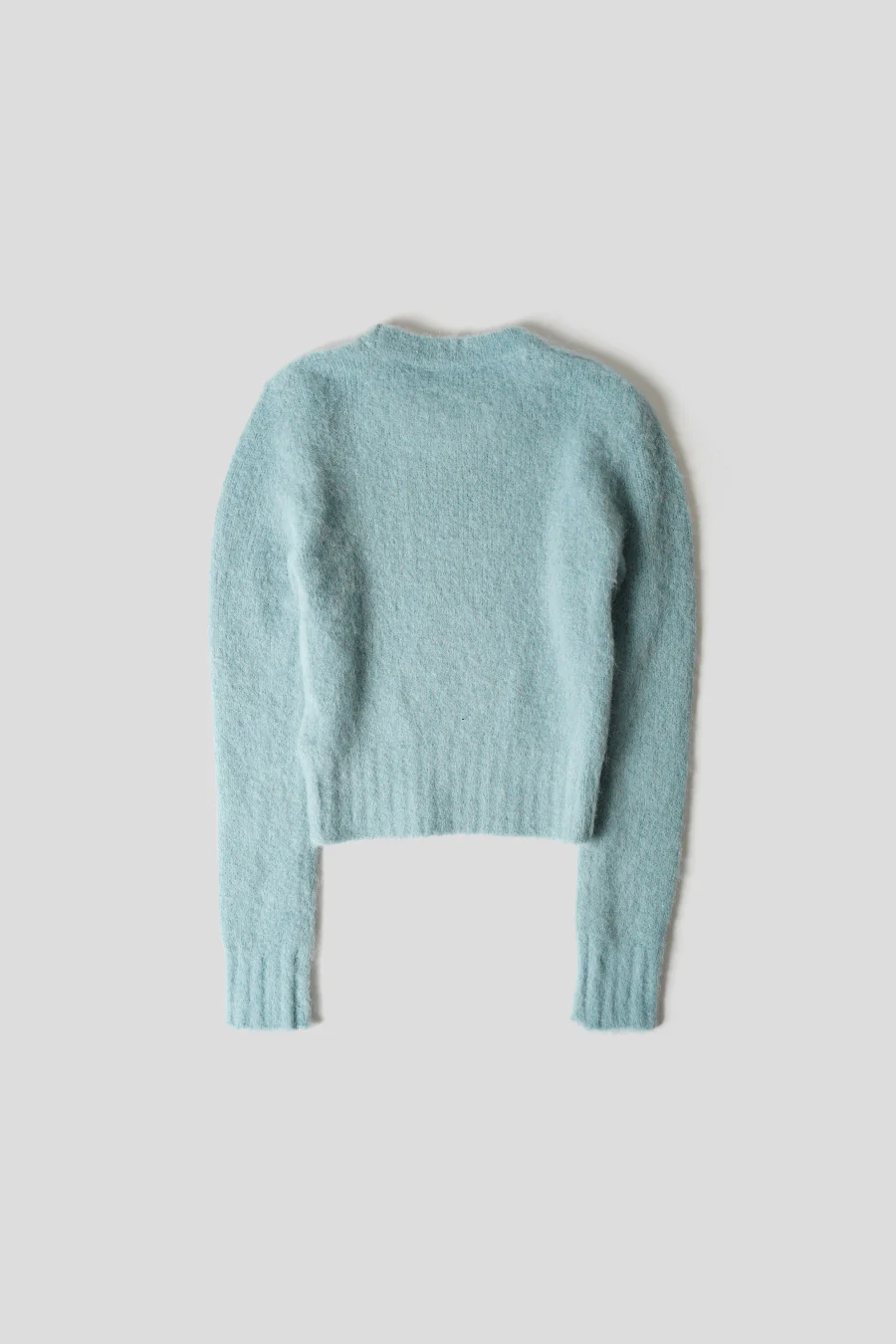 PULL EN ALPAGA BROSSÉ AQUAMARINE - Image 3