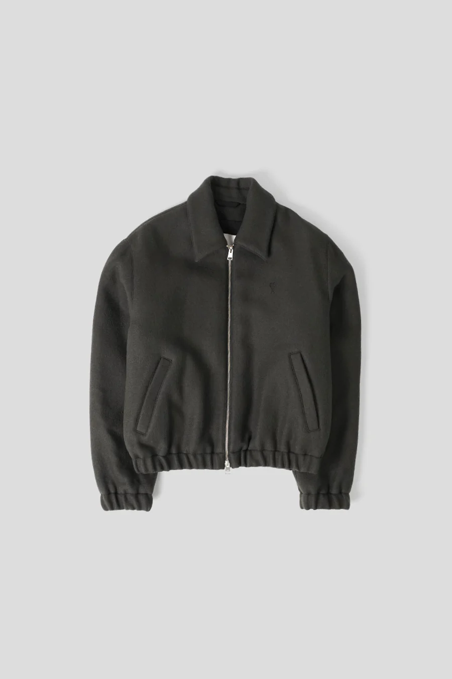BLOUSON ZIPPÉ AMI DE COEUR ANTHRACITE