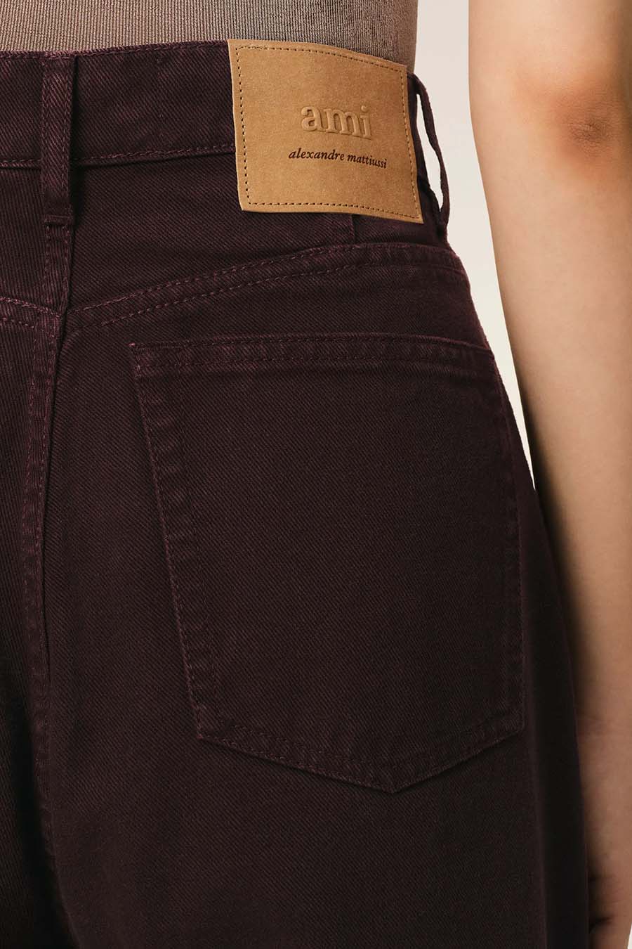 JEAN WIDE FIT AUBERGINE - Image 2