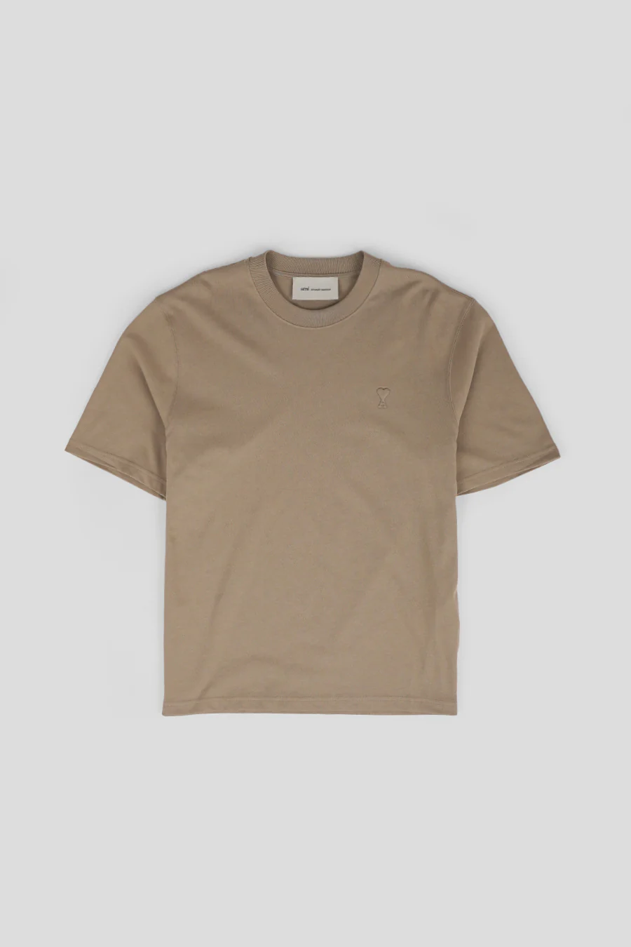 T-SHIRT SMALL ADC EMBOSSED BEIGE TAUPE