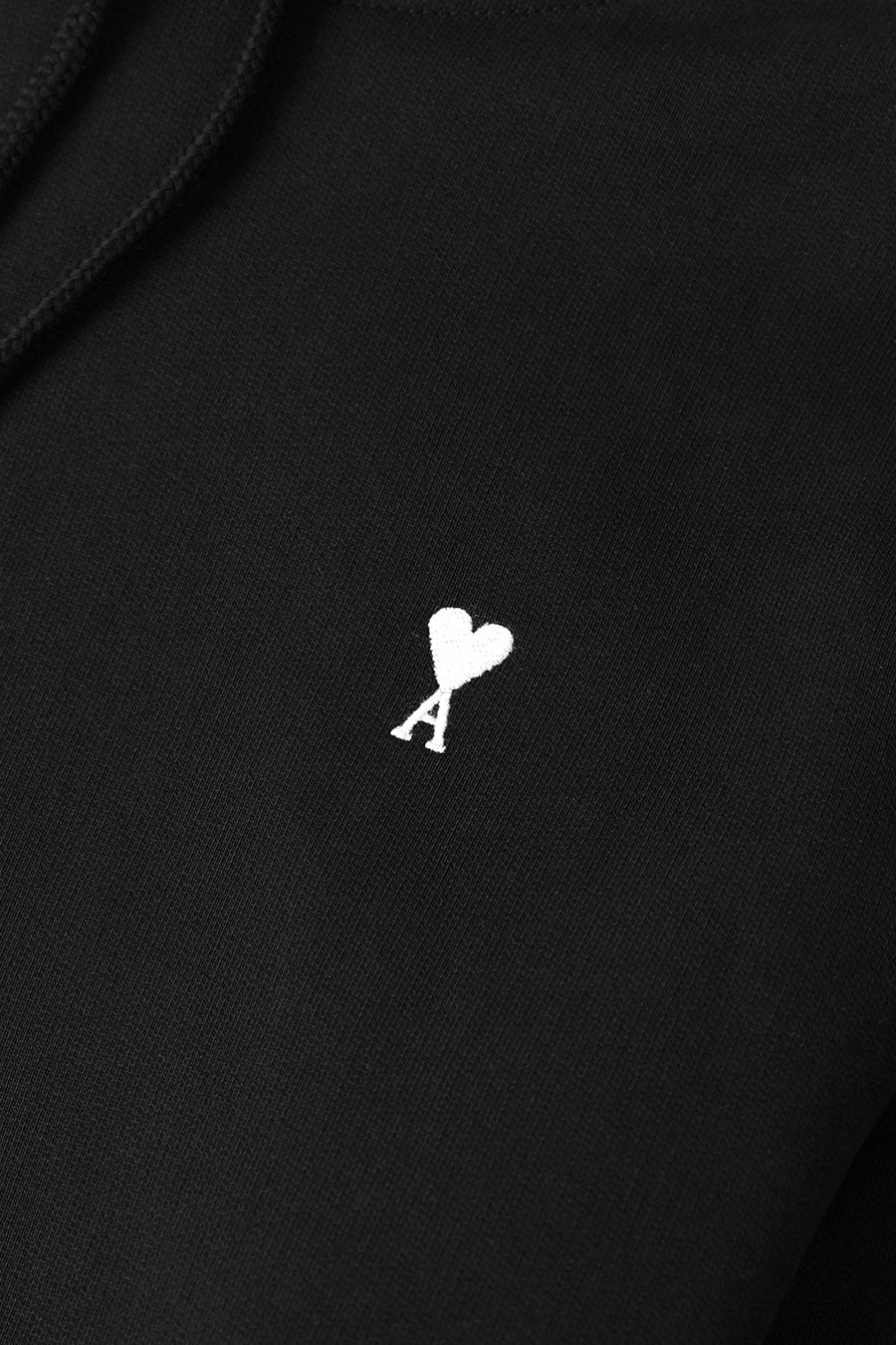 HOODIE CONTRASTED AMI DE COEUR NOIR ET BLANC CREME - Image 2