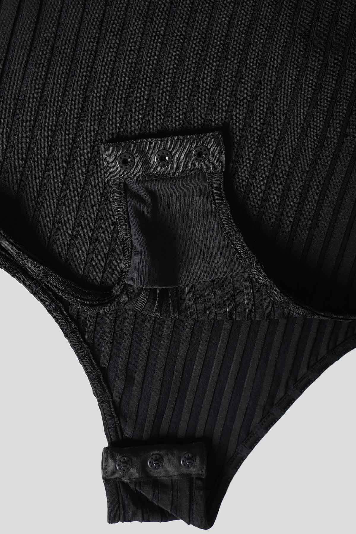 BODY À ÉPAULES DÉNUDÉES NOIR - Image 2