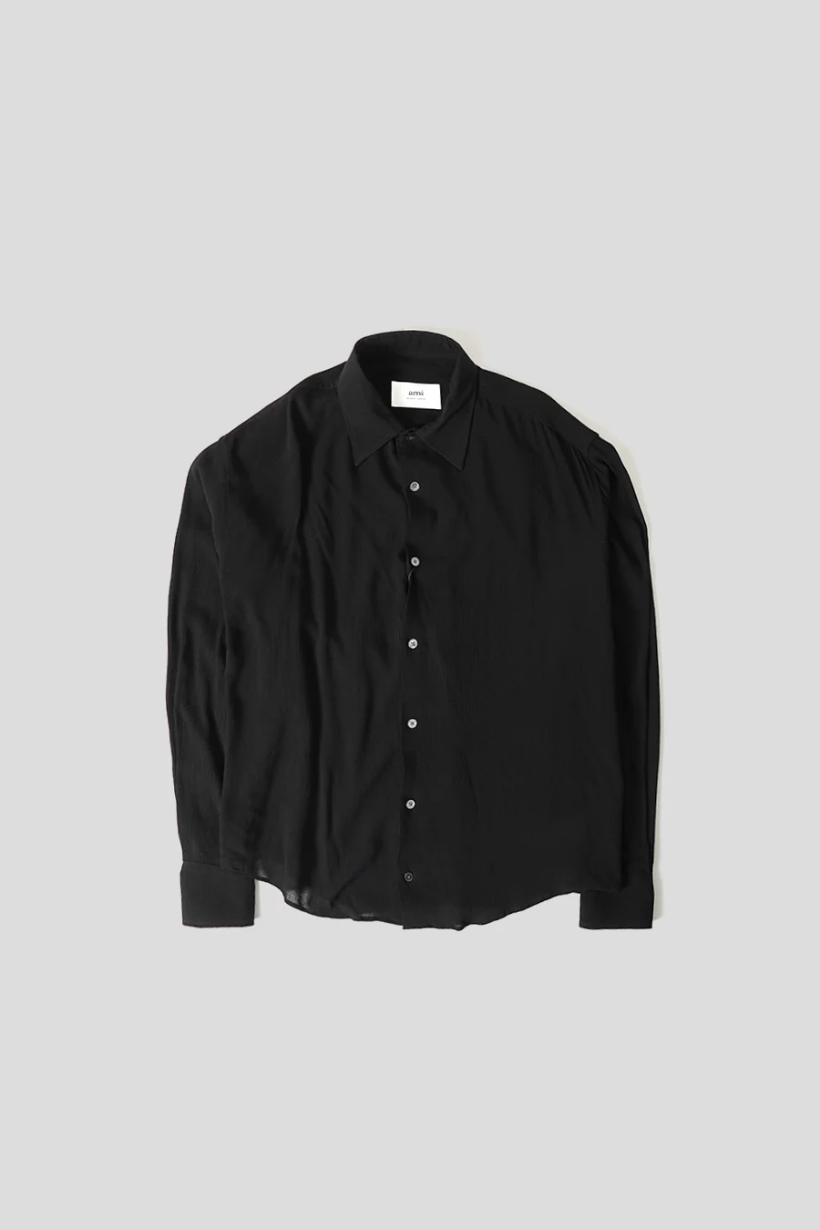 CHEMISE BOXY FIT NOIRE