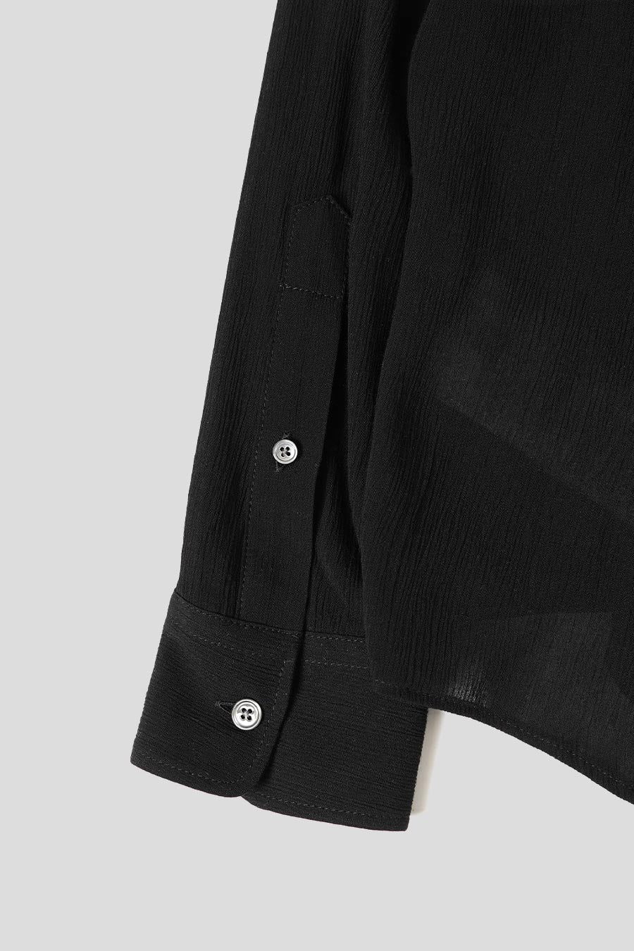 CHEMISE BOXY FIT NOIRE - Image 4