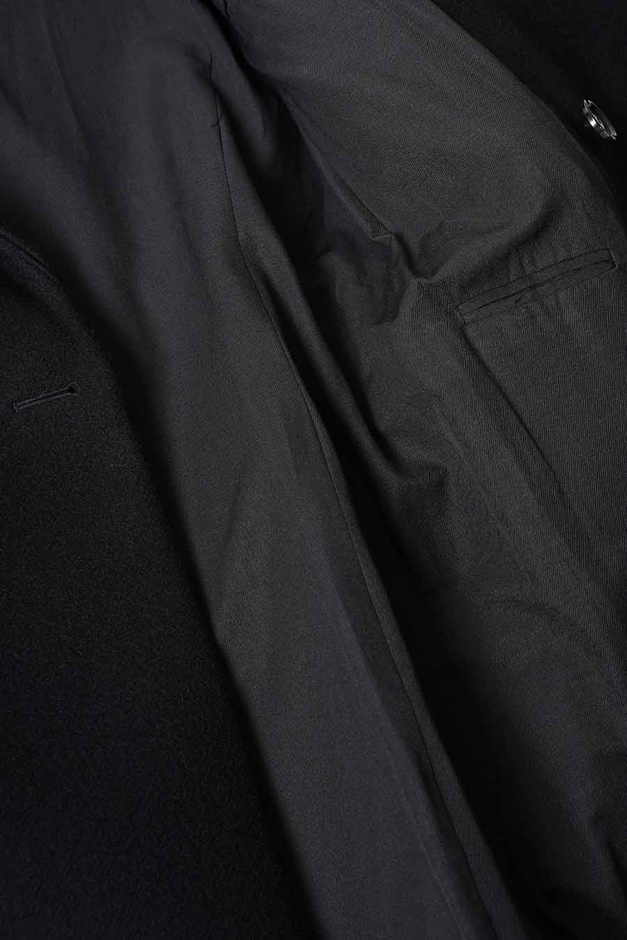 MANTEAU CROISÉ NOIR - Image 3