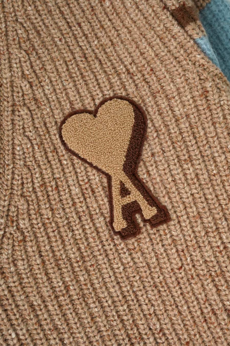 PULL COL V COLLEGE AMI DE COEUR CAMEL - Image 2