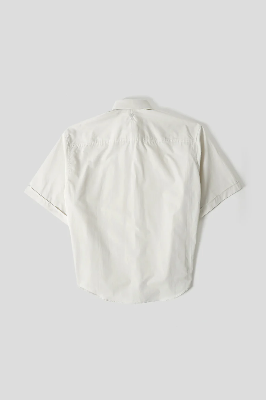 CHEMISE MANCHE COURTE BOXY FIT CRAIE - Image 3