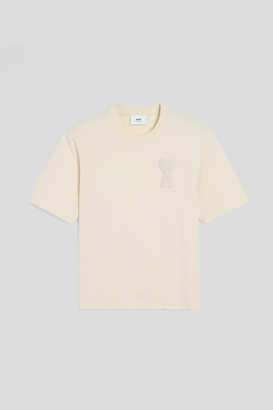 T-SHIRT AMI DE COEUR PATCH CRĂME