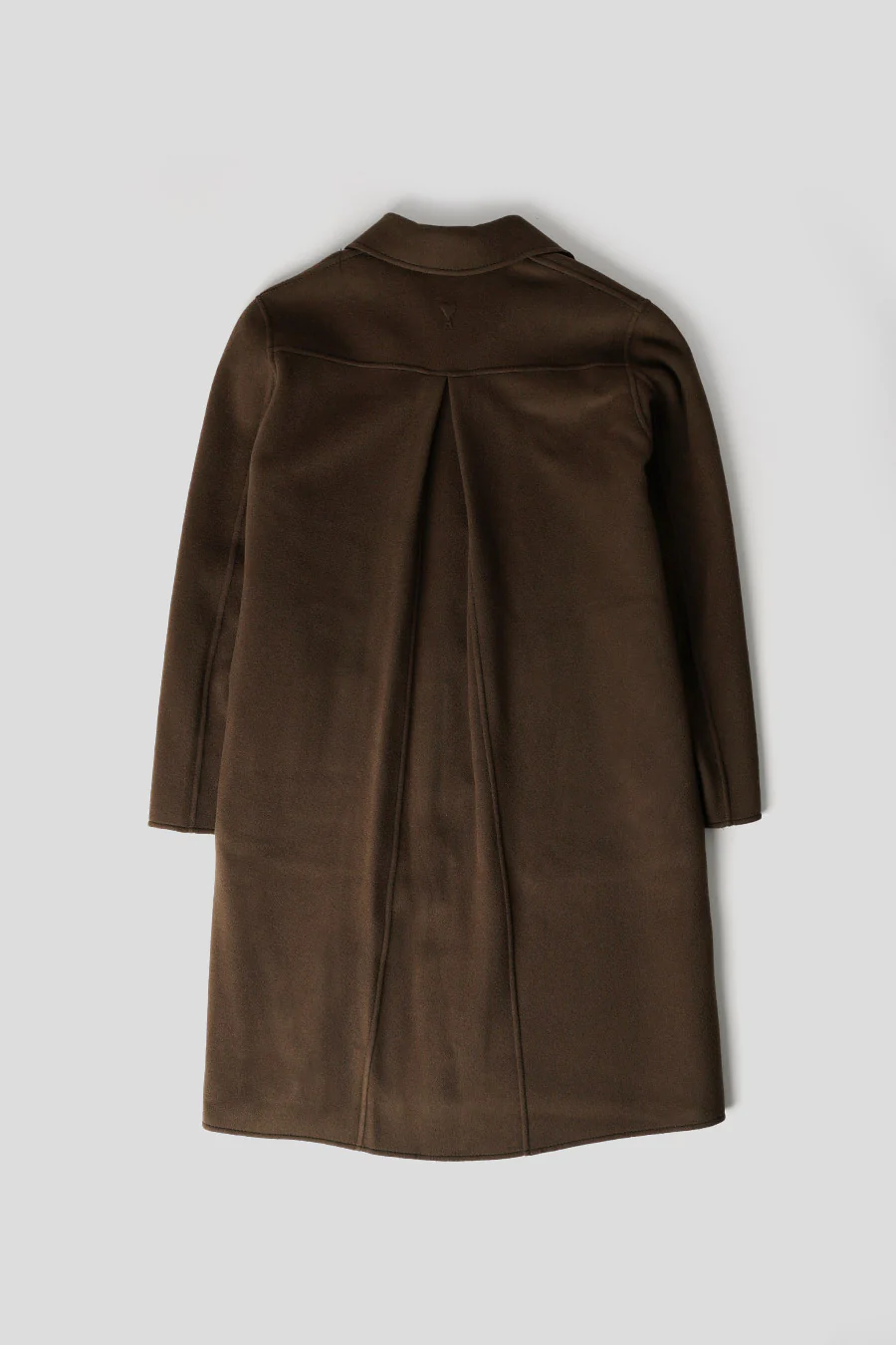 MANTEAU CAR COAT CEINTURÉ CAFÉ FONCÉ - Image 3