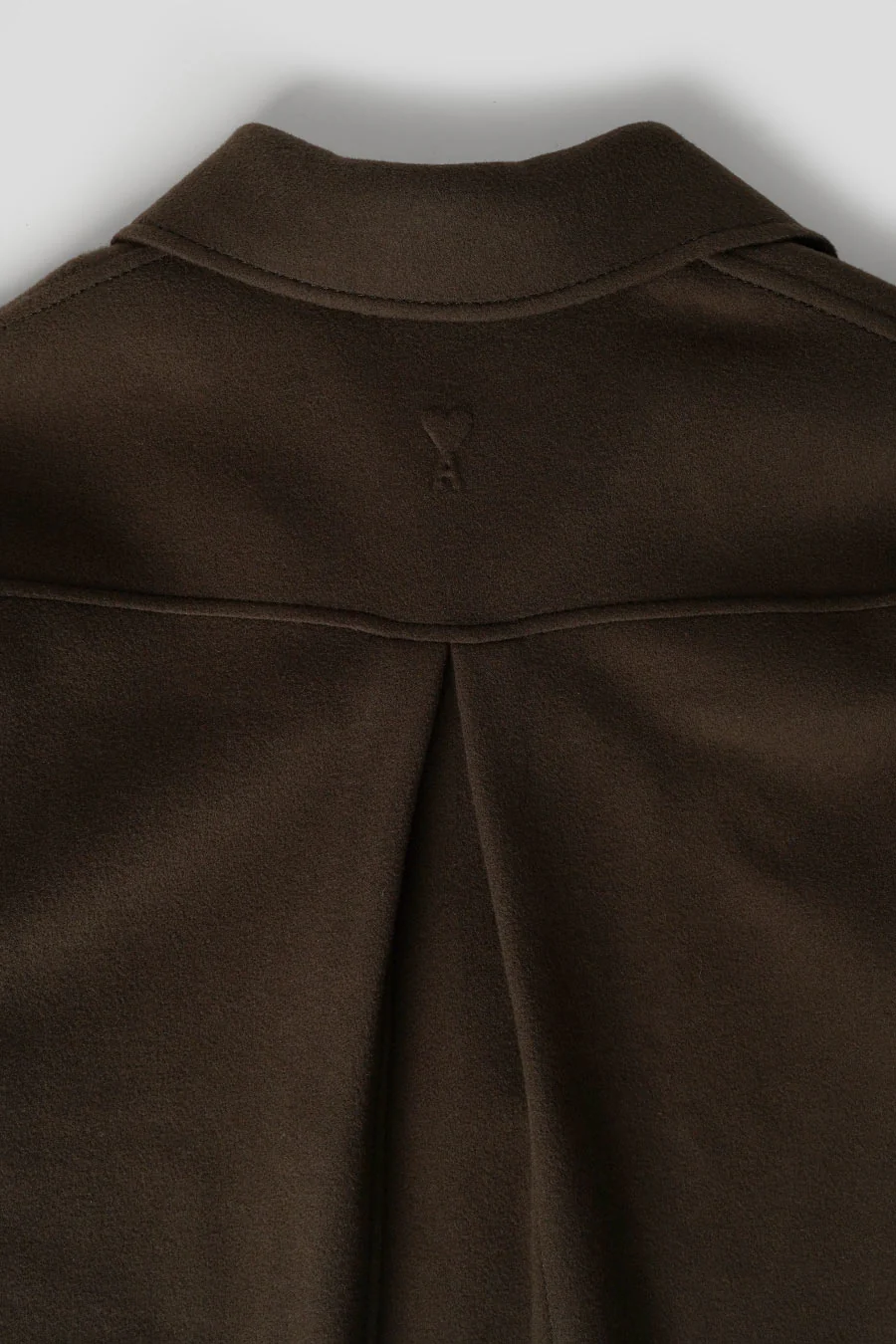 MANTEAU CAR COAT CEINTURÉ CAFÉ FONCÉ - Image 4