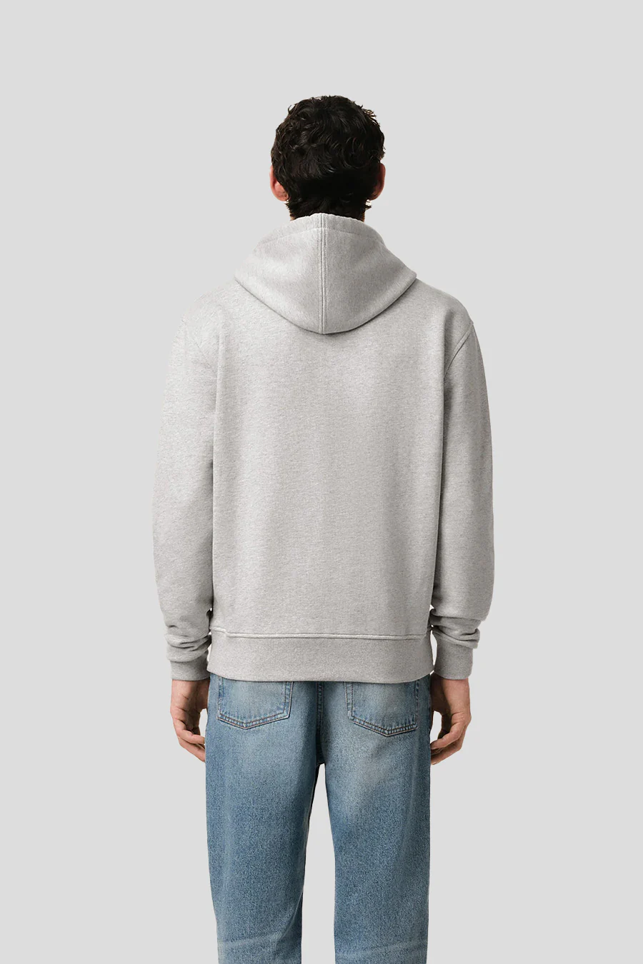 HOODIE ZIP AMI DE COEUR GRIS - Image 3