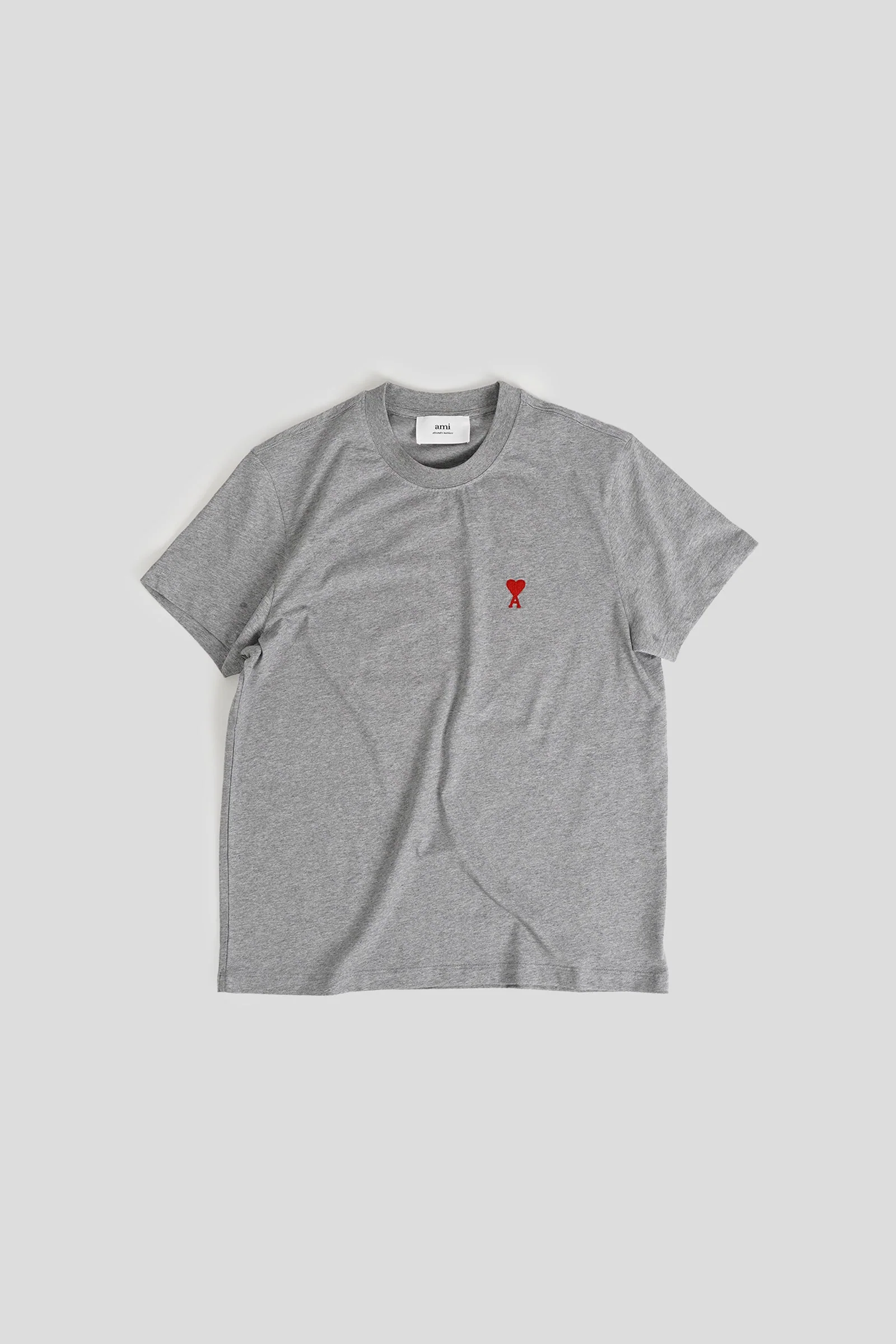 T-SHIRT AMI DE COEUR GRIS CHINÉ