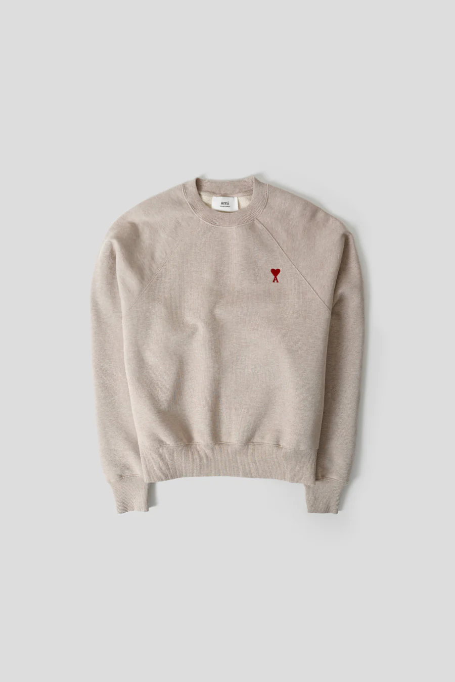 SWEATSHIRT AMI DE COEUR BEIGE CLAIR