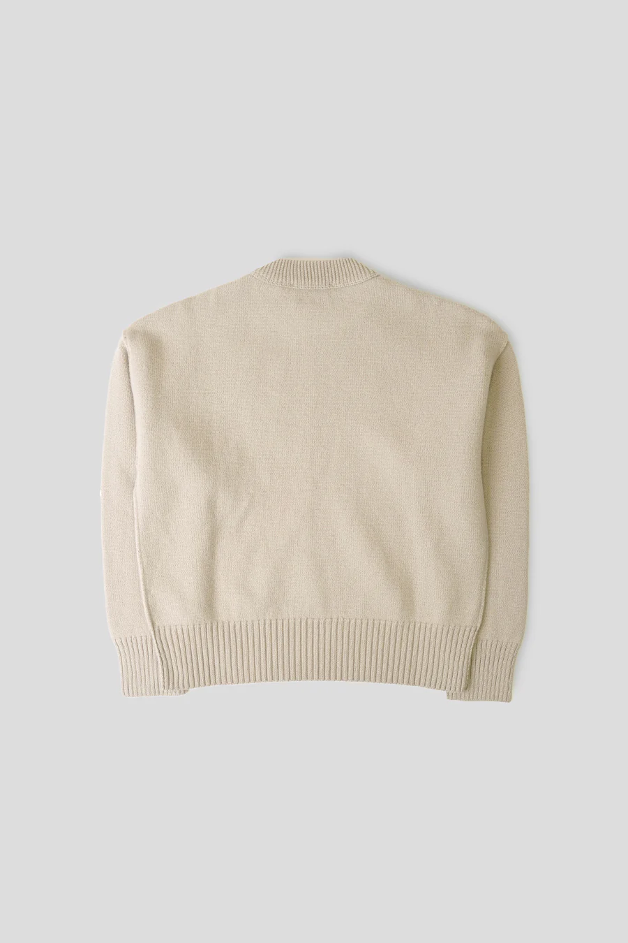 PULL EN LAINE AMI DE COEUR BEIGE CLAIR - Image 4