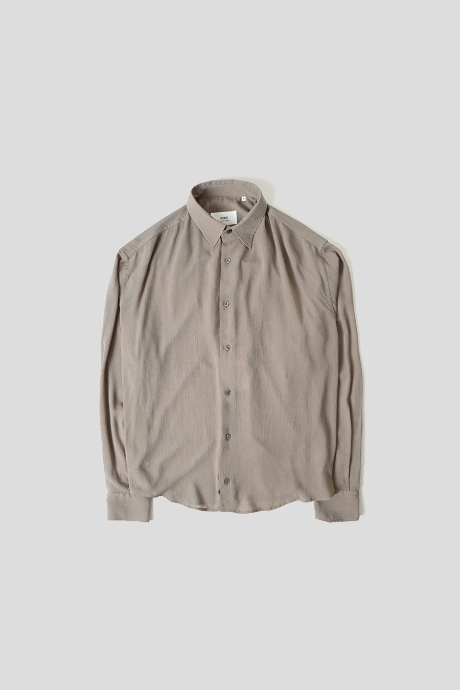 CHEMISE BOXY FIT TAUPE CLAIR
