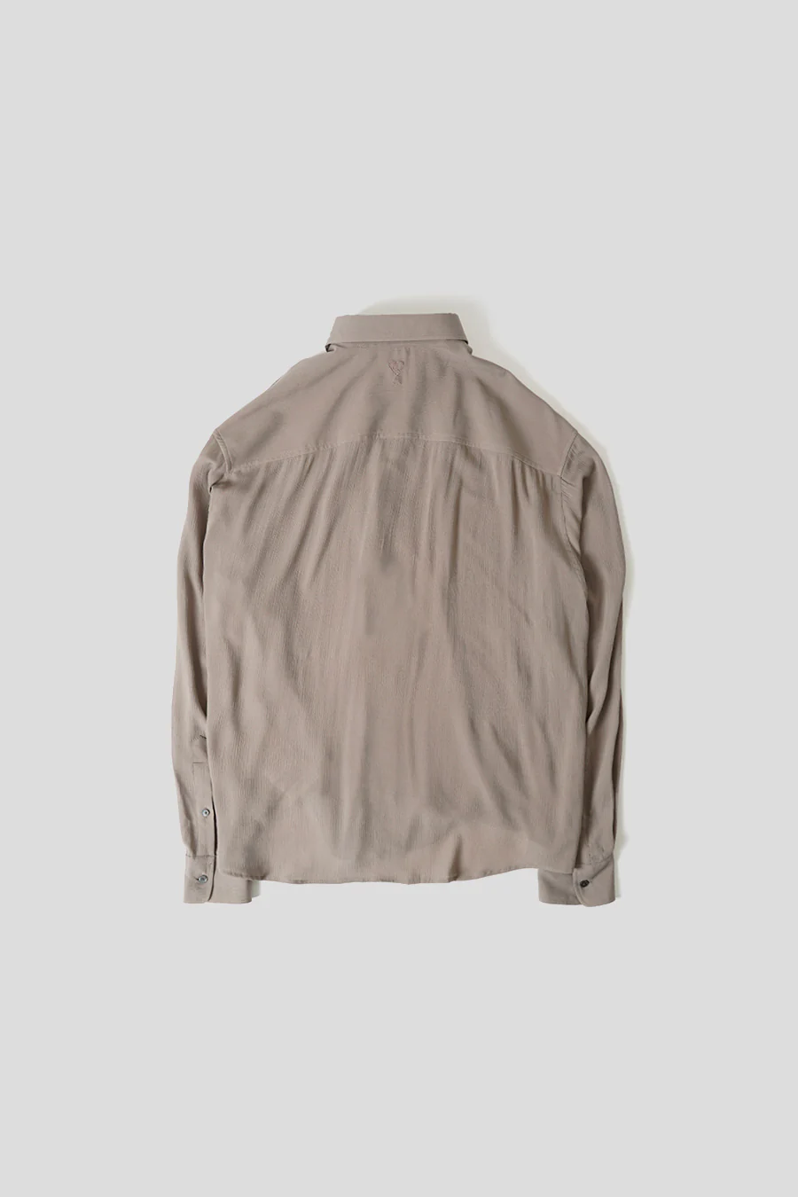 CHEMISE BOXY FIT TAUPE CLAIR - Image 3